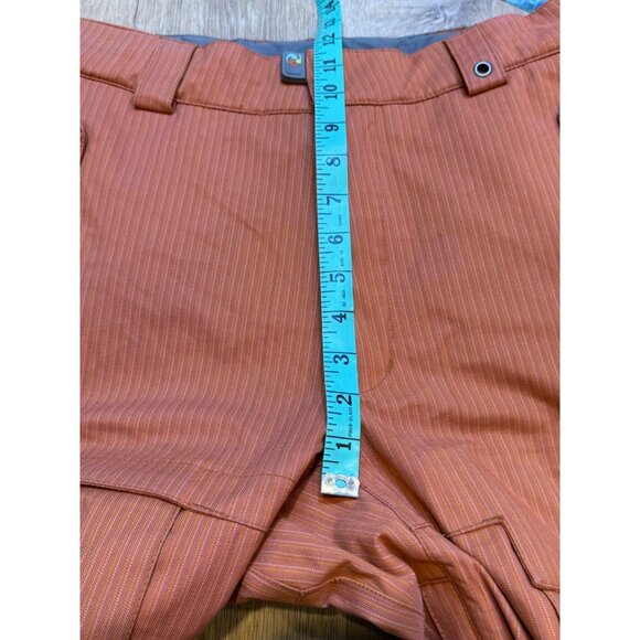 Y2K Burton Ronin Orange Baggy Cargo Tech Snowboard Pants S EUC - Picture 7 of 9